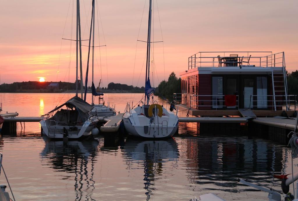 Hausboot Fjordblik Hotel Kollund Osterskov Bagian luar foto